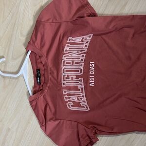 SHEIN Rust Graphic Tee